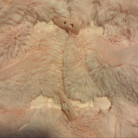 Catherine Malandrino pink baby girl toggle bunny vest with ears & tail size 3-6M - Picture 2 of 7